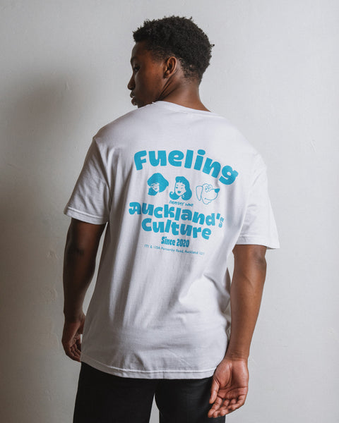 Nami Record Bar ‘Don't Forget Your Party Juice’ T-shirt - White